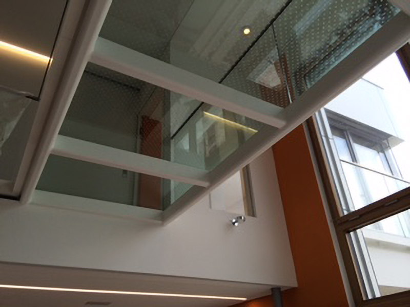 Glasboden als Designelement